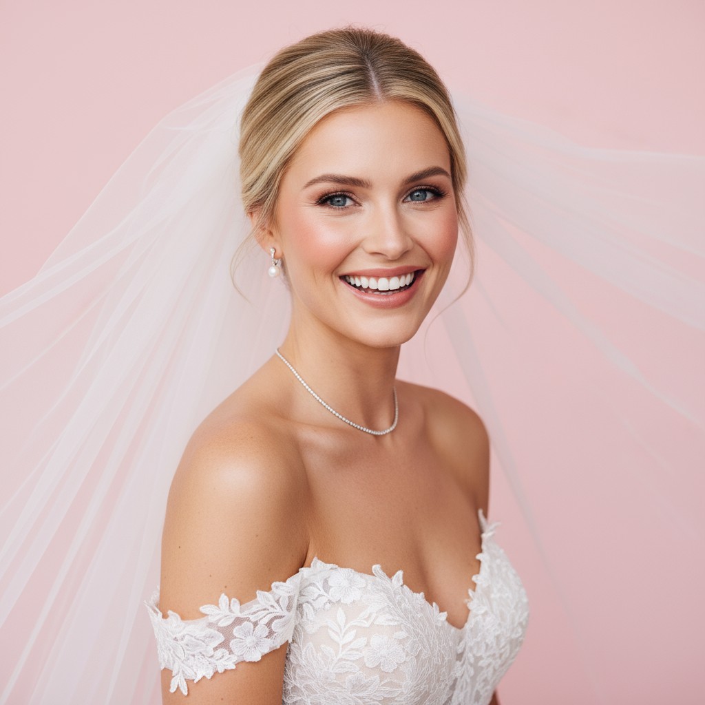 Wedding Bun With Veil Ideas